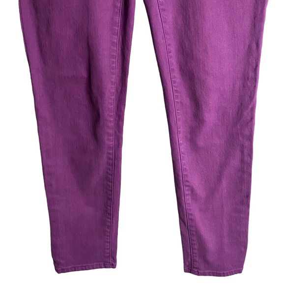 J. Crew Women's Purple Mid-Rise Toothpick Denim Jeans - Picture 3 of 6